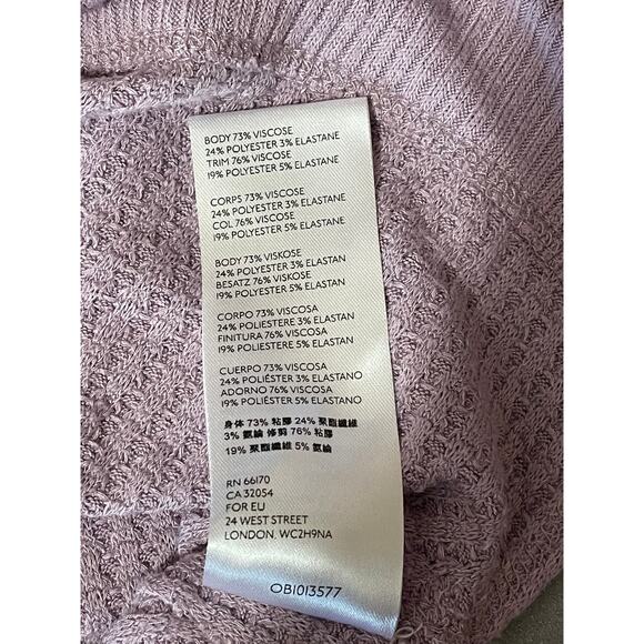 We the Free|Free People North Shore Oversized Thermal Waffle Knit Tunic Top XS - Picture 10 of 13